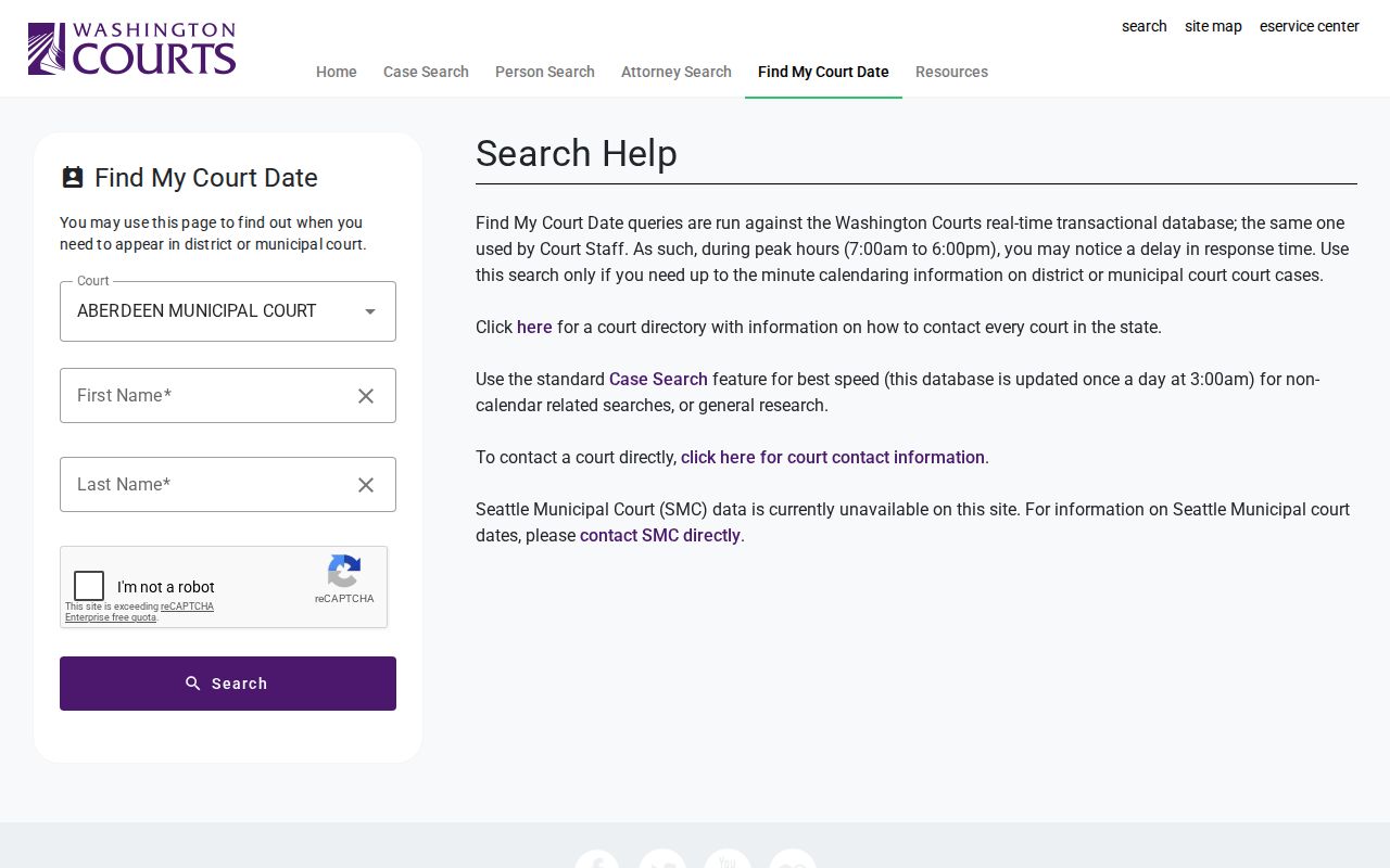 Adams County court schedule search controls